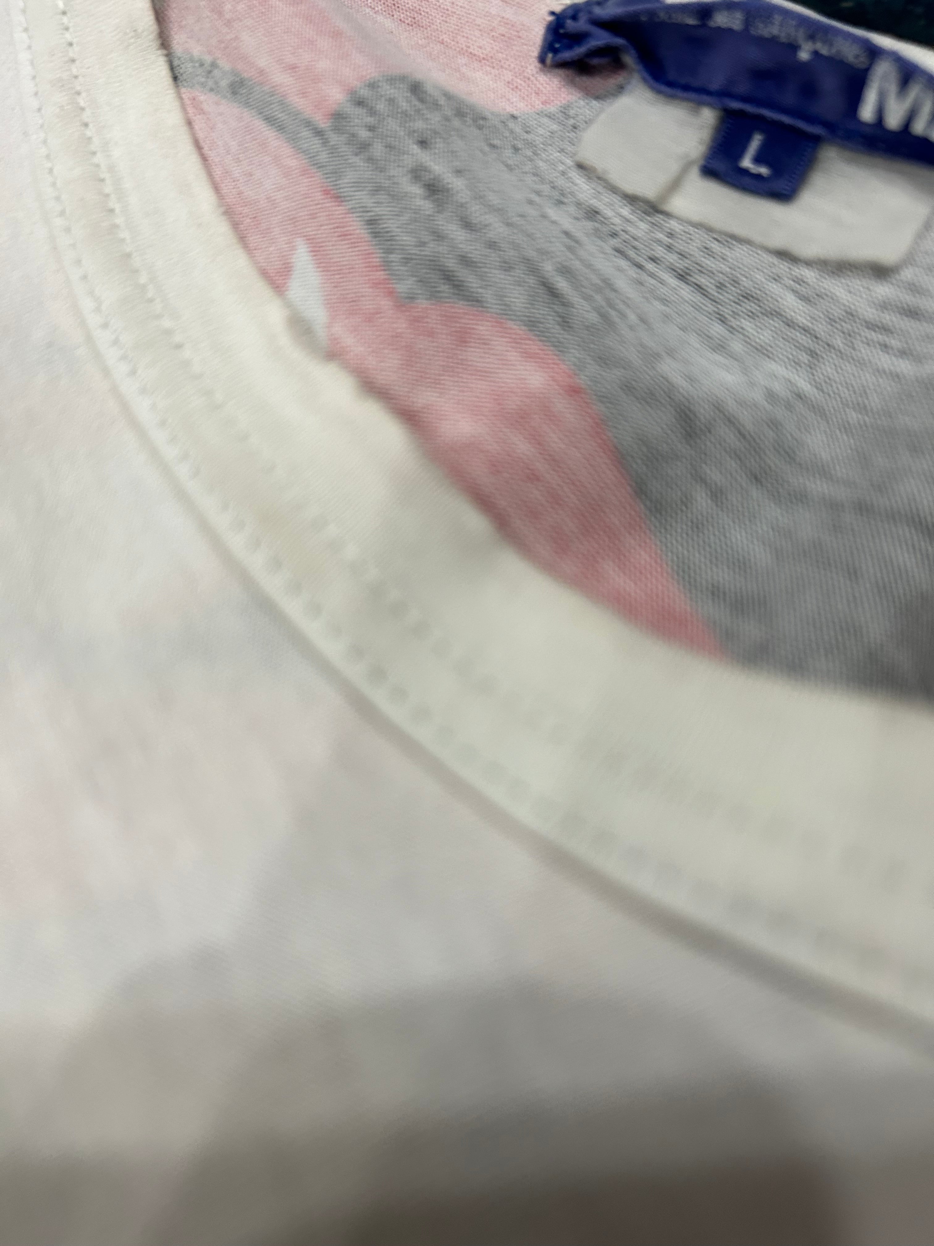 JUNYA WATANABE MAN
SILK-SATIN COTTON JERSEY PRINT T-SHIRT