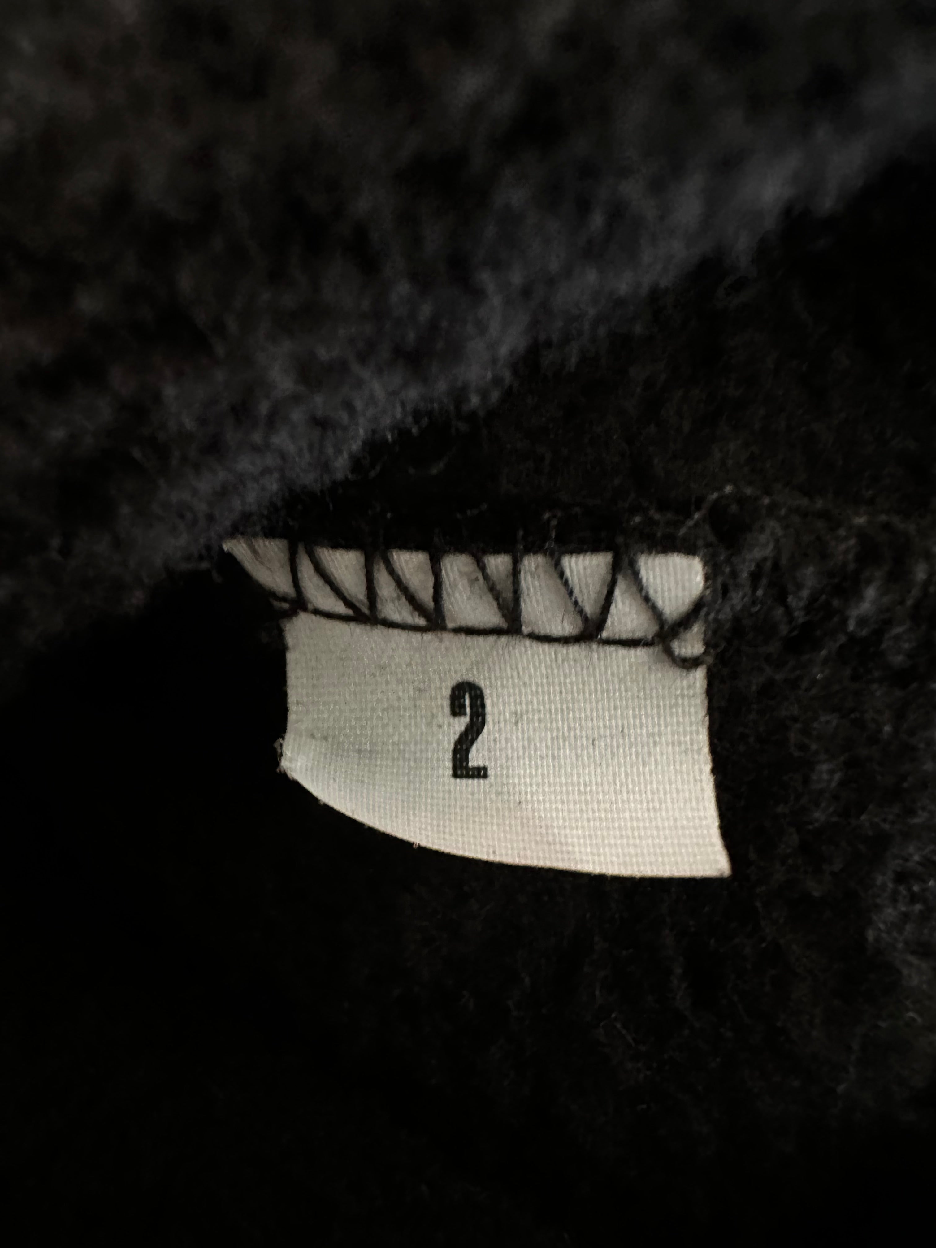 GOSHA RUBCHINSKIY (Черные Псы) BLACK HOODIE