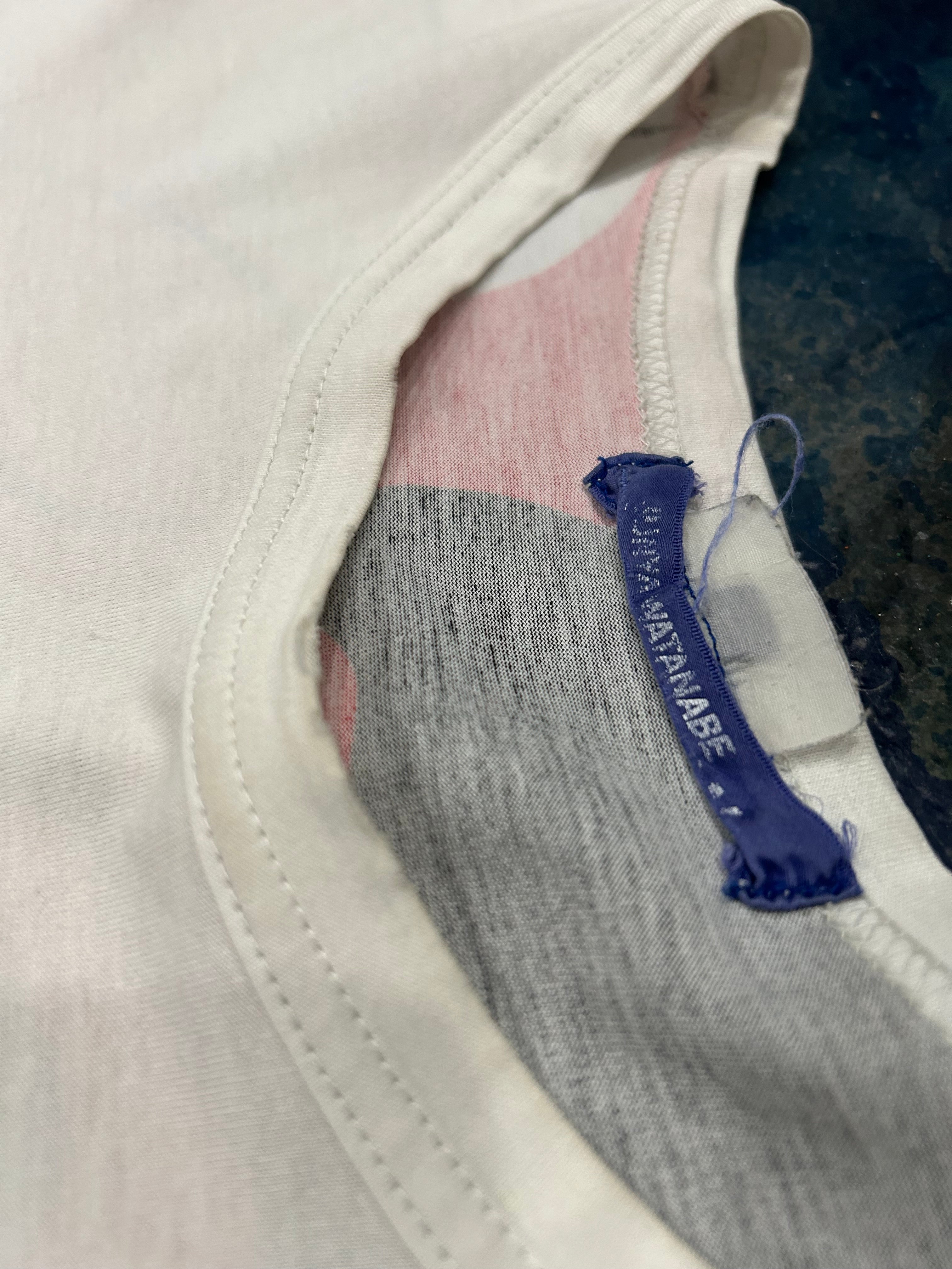 JUNYA WATANABE MAN
SILK-SATIN COTTON JERSEY PRINT T-SHIRT