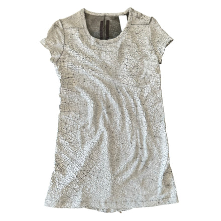 RICK OWENS PAINR CRACKED T-SHIRT