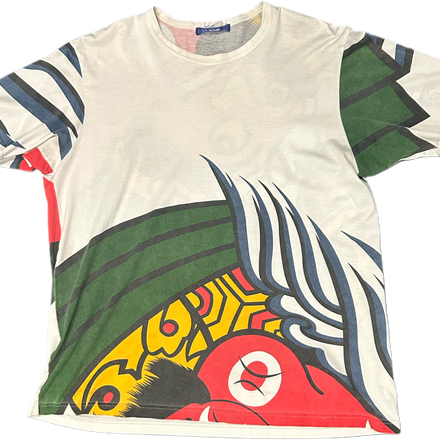 JUNYA WATANABE MAN
SILK-SATIN COTTON JERSEY PRINT T-SHIRT