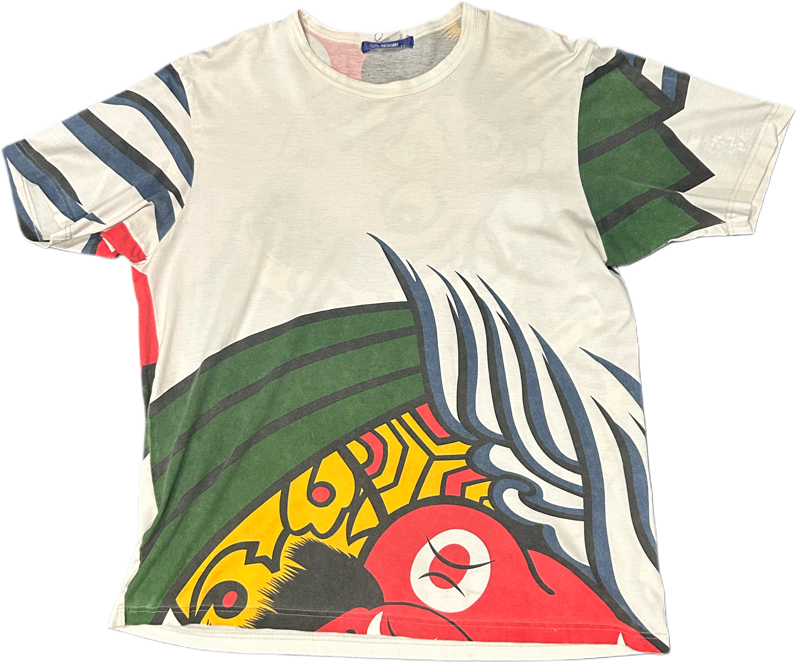 JUNYA WATANABE MAN
SILK-SATIN COTTON JERSEY PRINT T-SHIRT