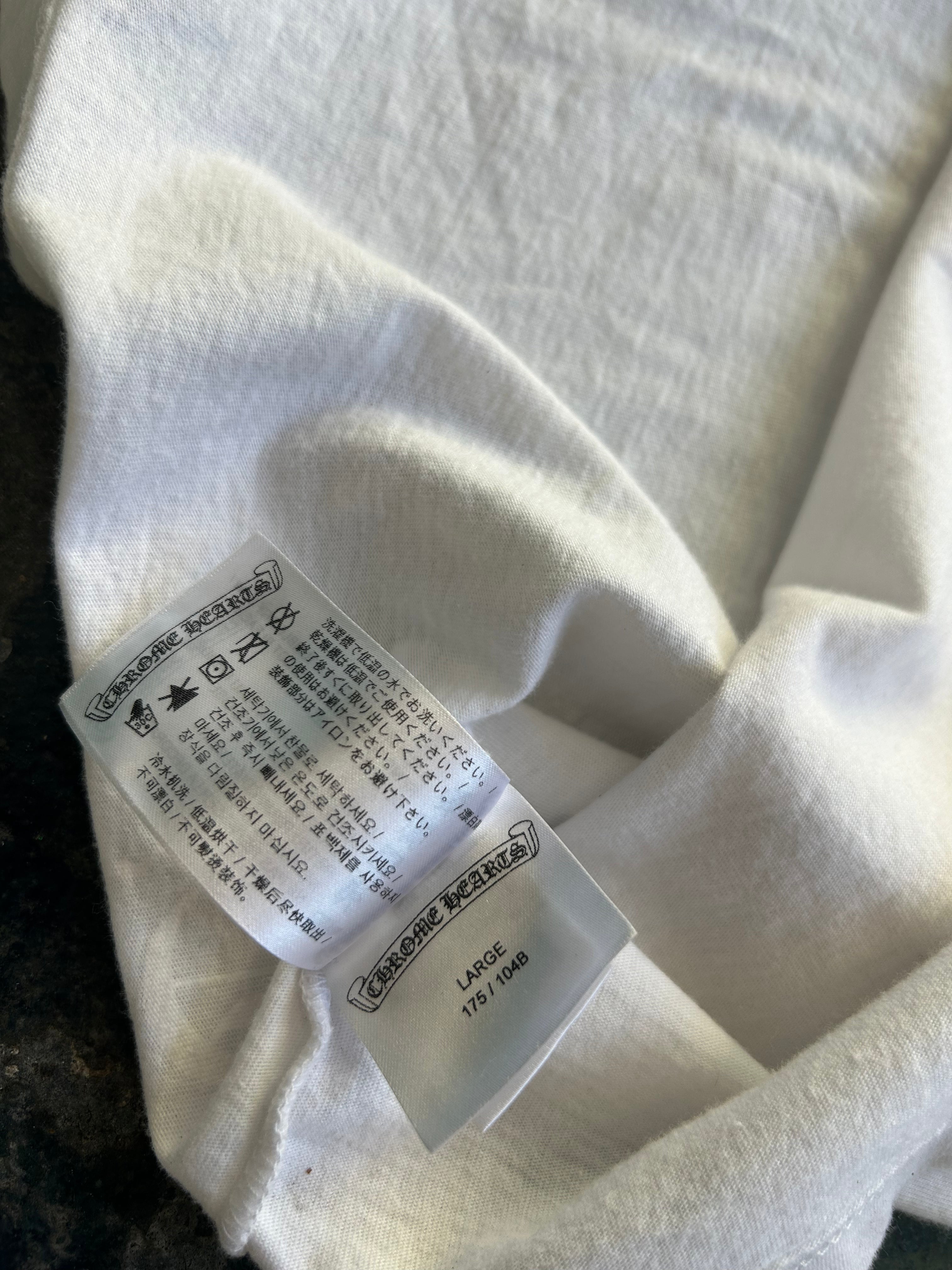 CHROME HEARTS MULTI COLOR CROSS CEMETERY T SHIRT