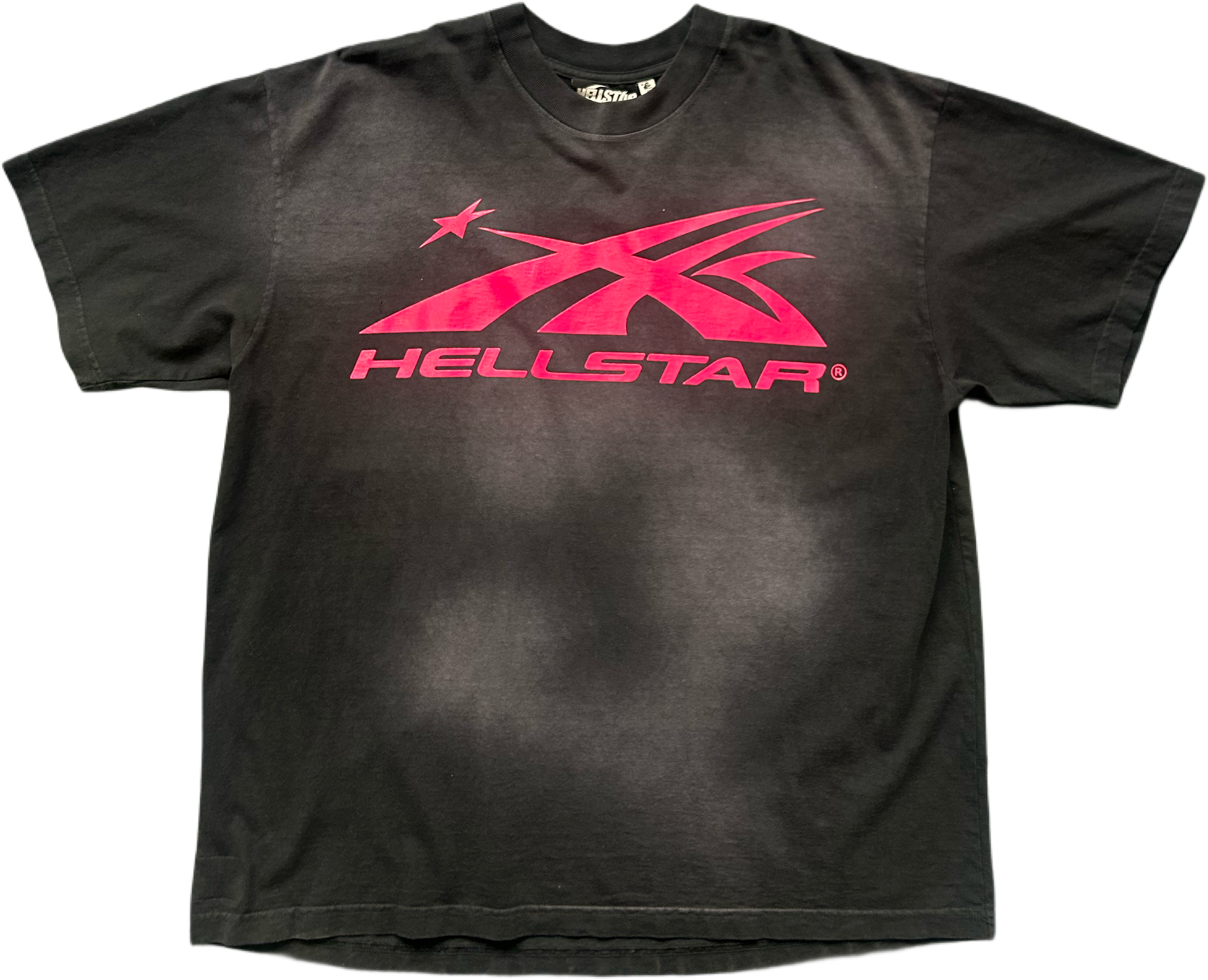 HELLSTAR CLASSIC TEE (GEL LOGO) BLACK/PINK
