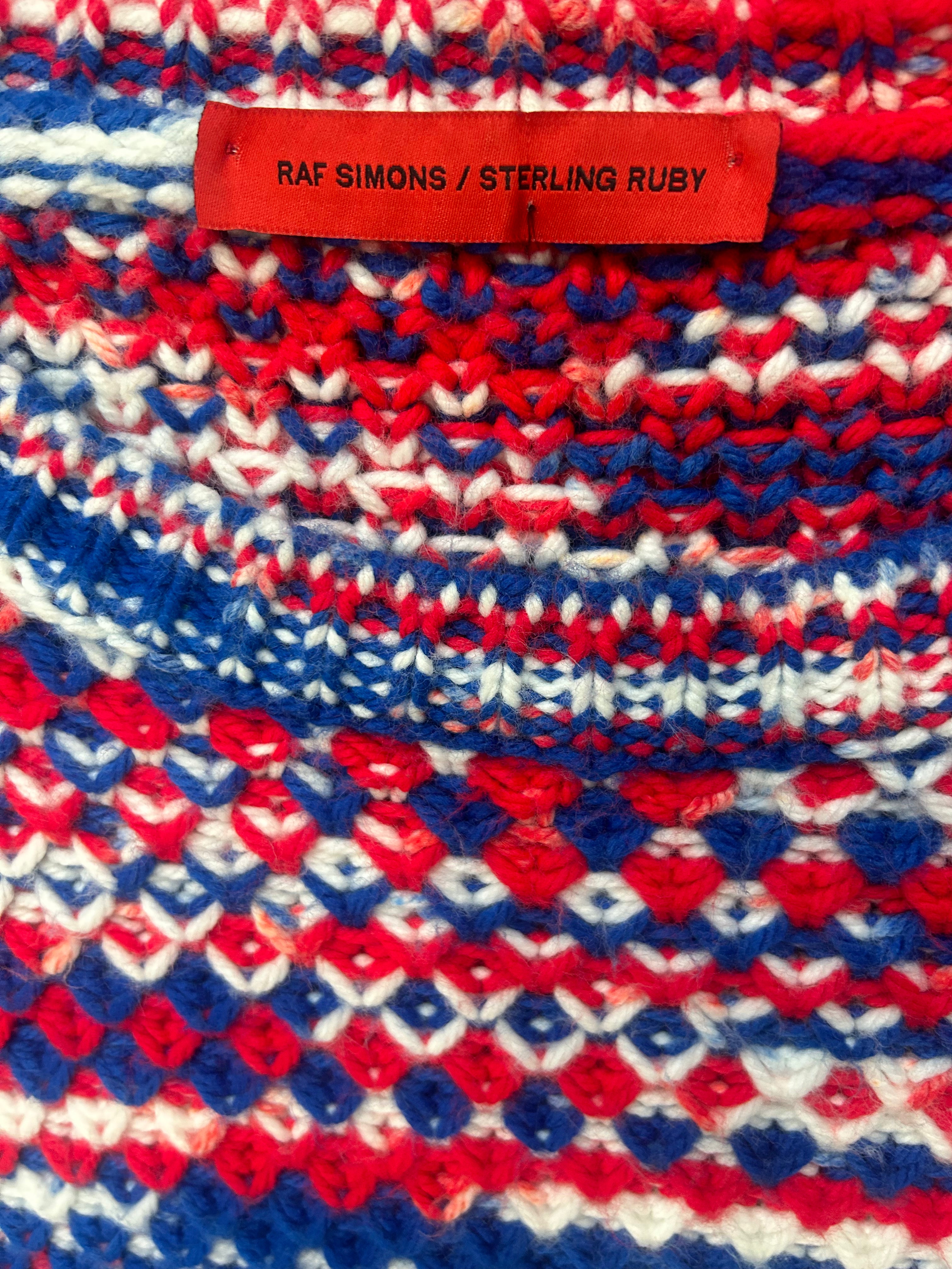 RAF SIMONS X STERLING RUBY CROCHET SWEATER