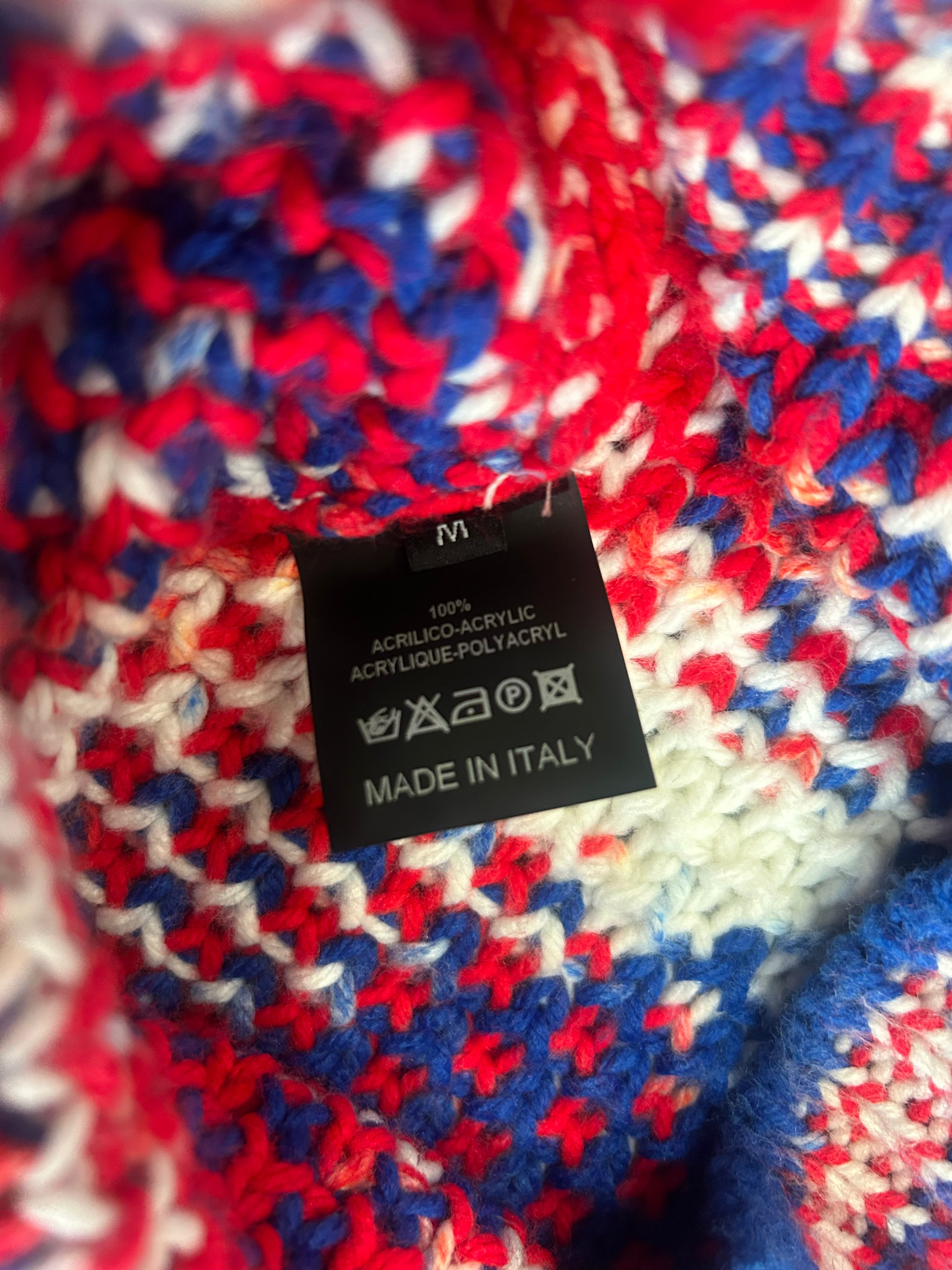 RAF SIMONS X STERLING RUBY CROCHET SWEATER