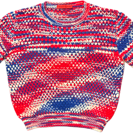 RAF SIMONS X STERLING RUBY CROCHET SWEATER