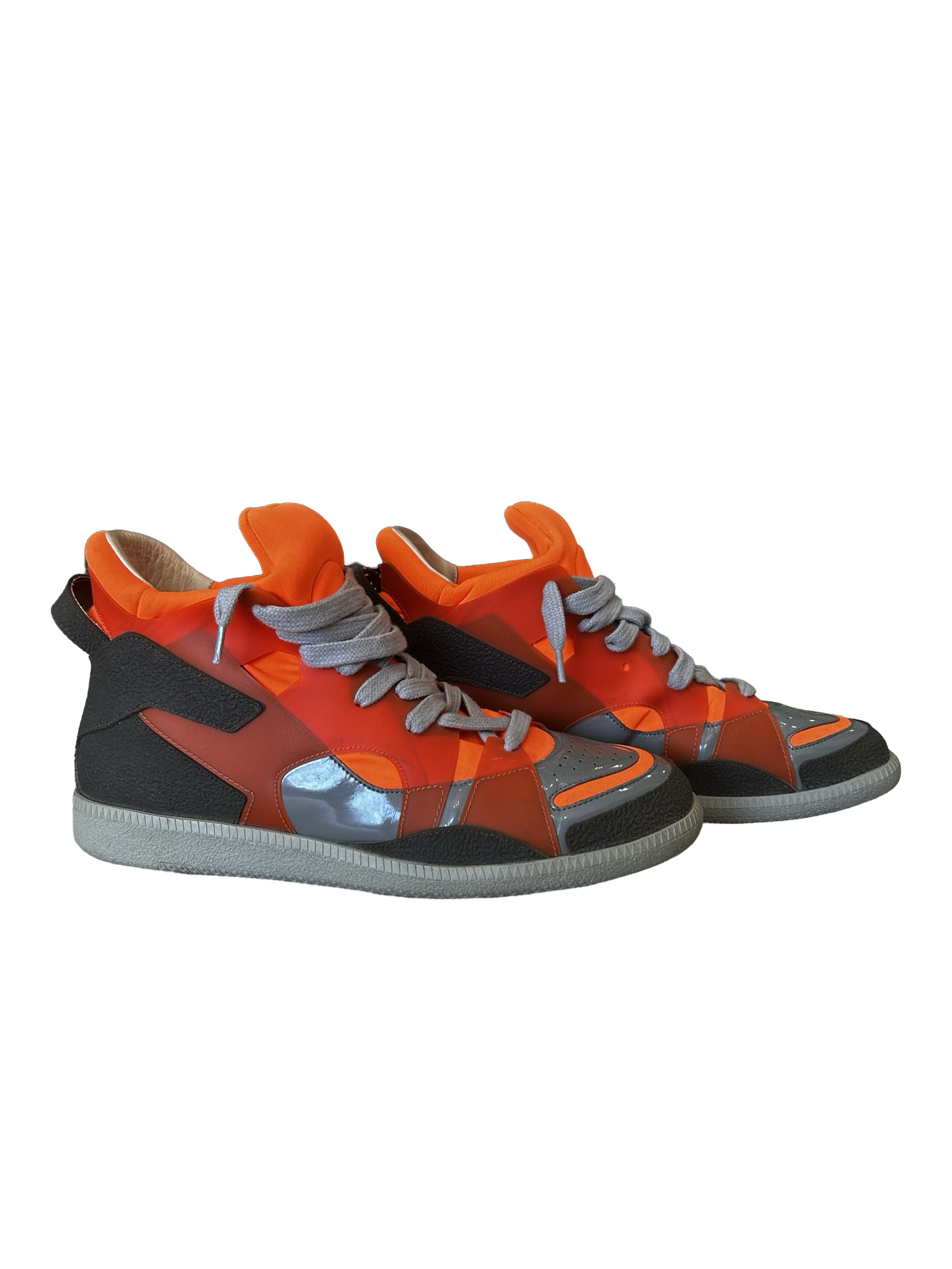 MAISON MARGIELA RUBBER PANELED NEO-SNEAKERS REPLICA HIGH
