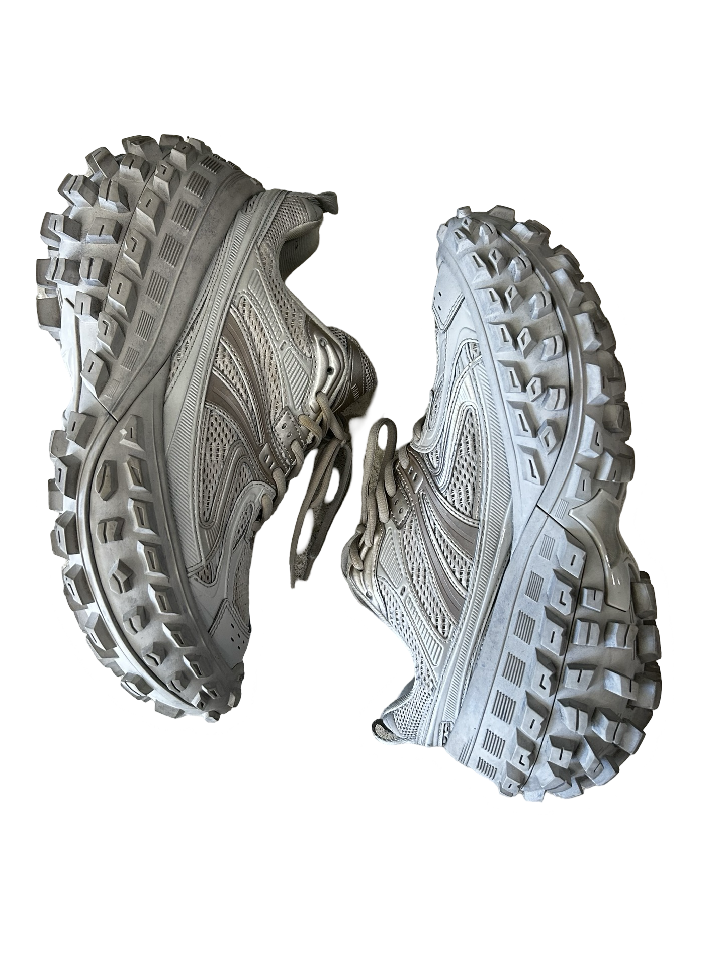 BALENCIAGA BOUNCER MESH AND RUBBER SNEAKERS