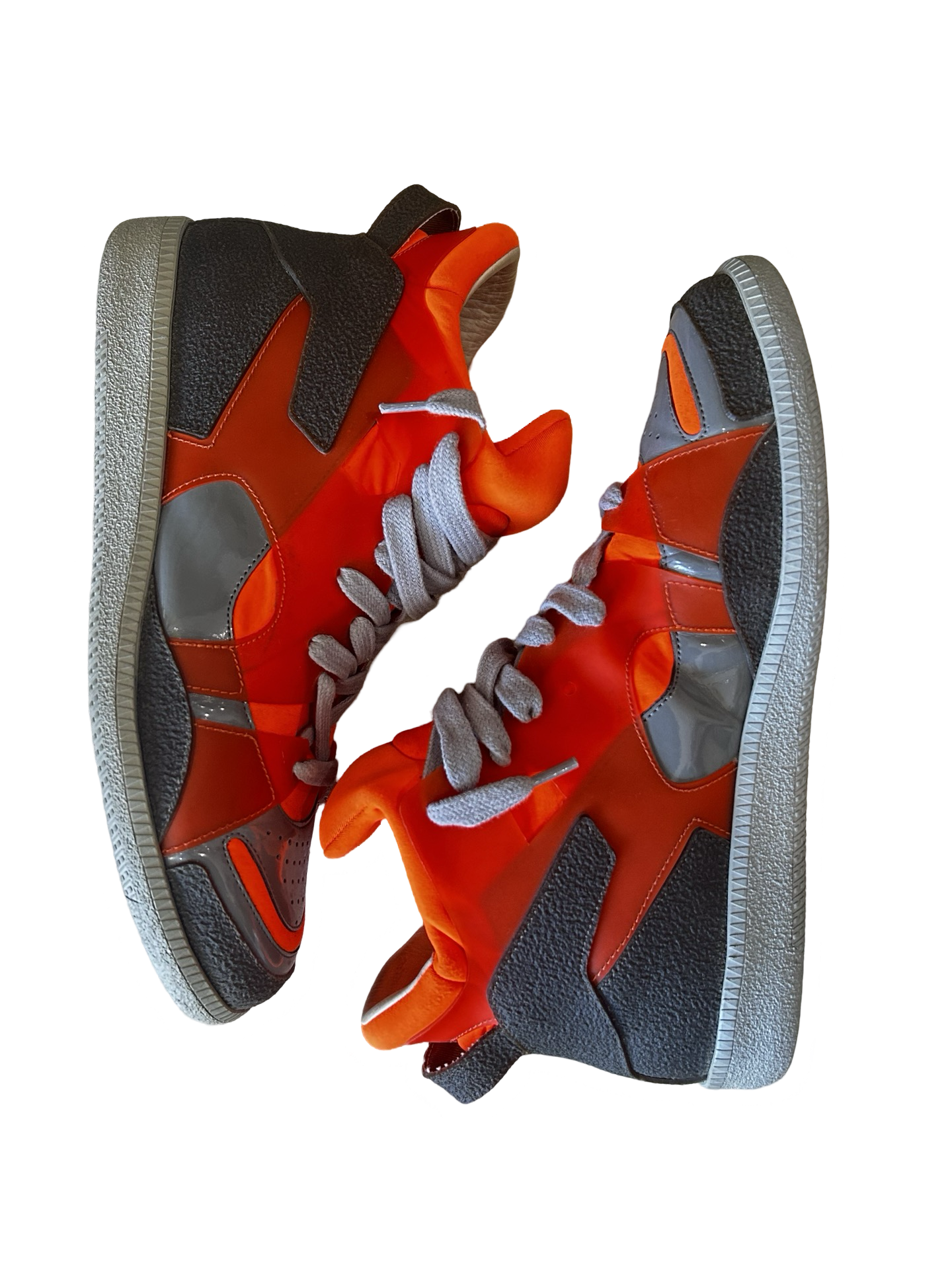 MAISON MARGIELA RUBBER PANELED NEO-SNEAKERS REPLICA HIGH