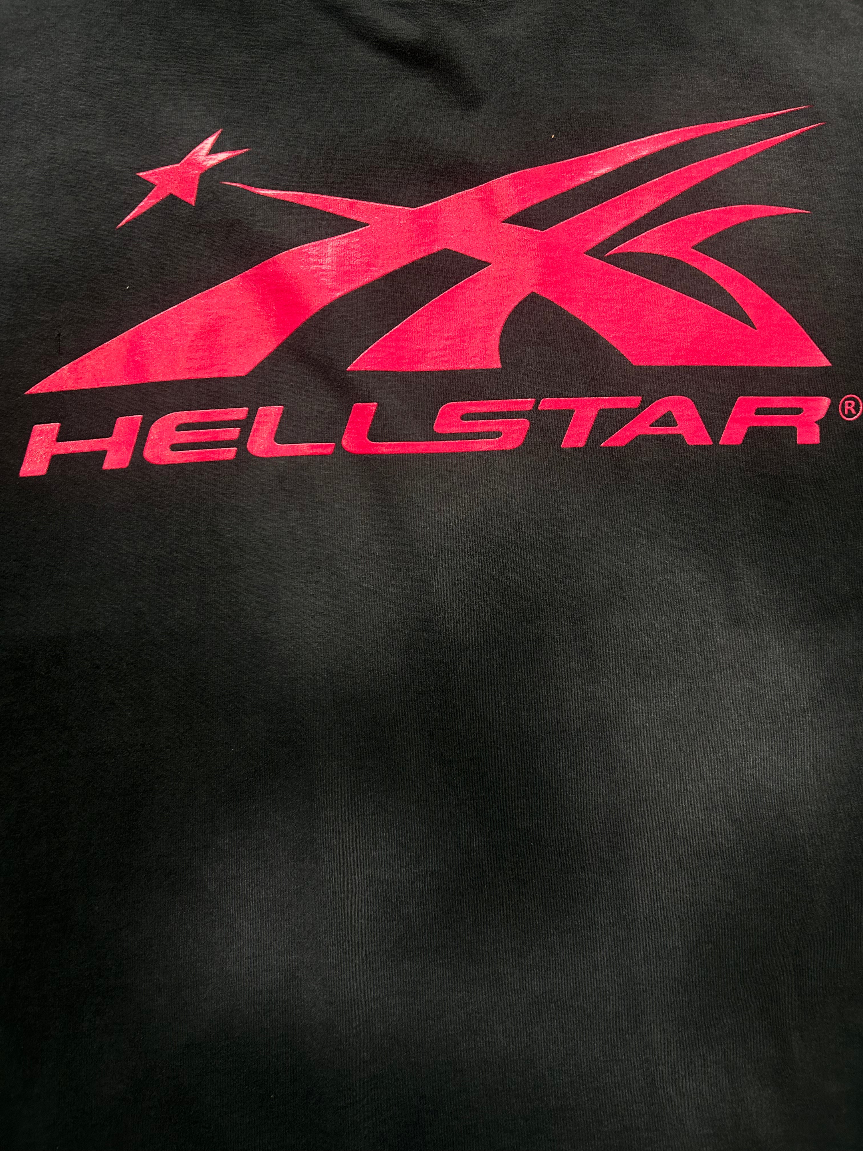 HELLSTAR CLASSIC TEE (GEL LOGO) BLACK/PINK