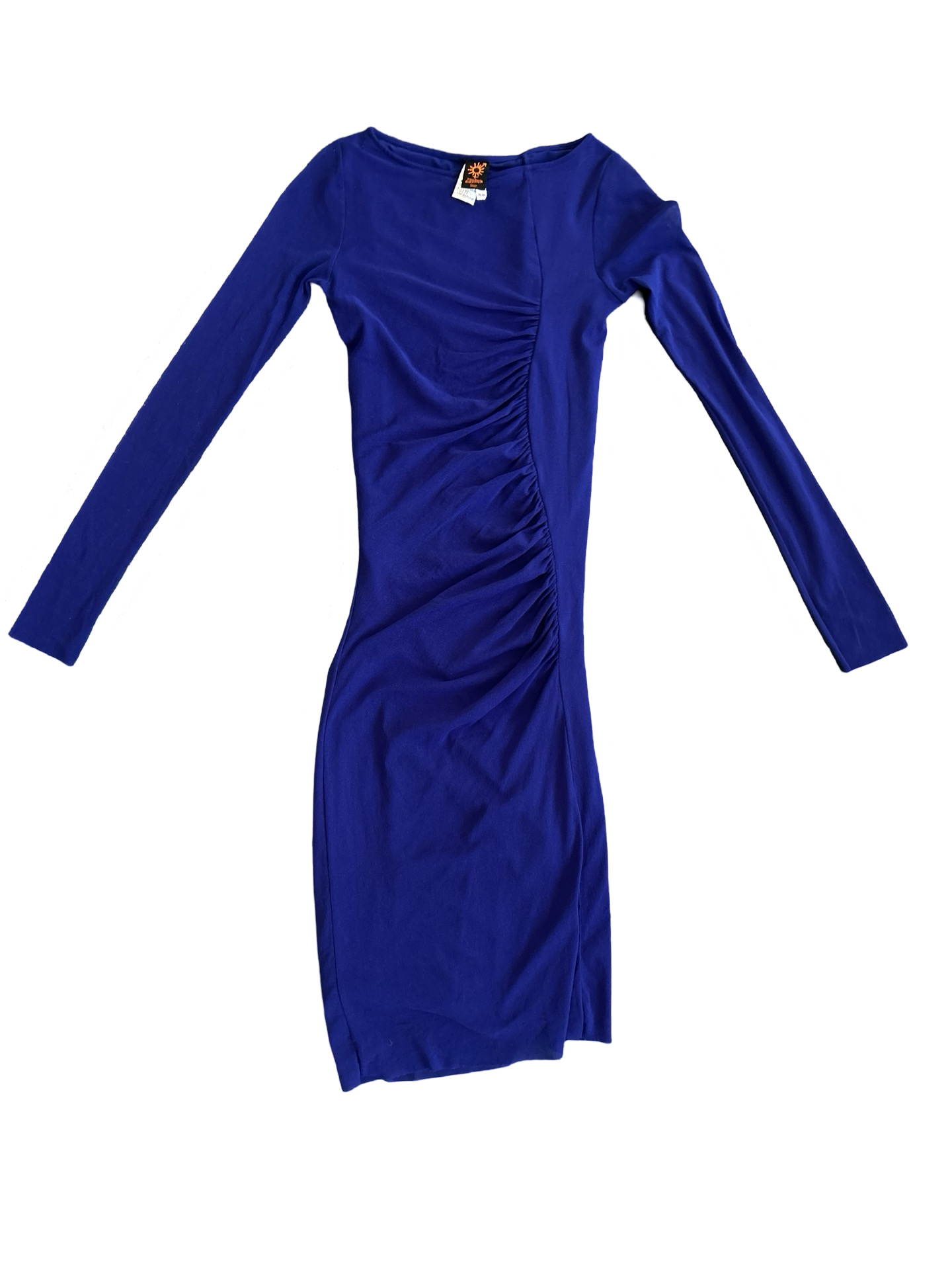 COBALT BLUE MESH DRESS BY JEAN PAUL GAULTIER